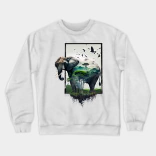 Save elephants Crewneck Sweatshirt